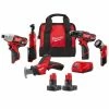New 😉 Milwaukee M12 12V Lithium-Ion Cordless Combo Kit (5-Tool) with M12 XC 3.0 Ah Battery Pack (2-Pack) 🌟 1 New 😉 Milwaukee M12 12V Lithium-Ion Cordless Combo Kit (5-Tool) with M12 XC 3.0 Ah Battery Pack (2-Pack) 🌟 -Deals Power Tools Store milwaukee power tool combo kits 2498 25h 48 11 2412 64 1000