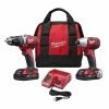 Cheap 🌟 Milwaukee M18 18V Lithium-Ion Cordless Drill Driver/Impact Driver Combo Kit (2-Tool) W/ Two 1.5Ah Batteries, Charger Tool Bag 😉 -Deals Power Tools Store milwaukee power tool combo kits 2691 22 64 1000