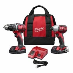 Cheap 🌟 Milwaukee M18 18V Lithium-Ion Cordless Drill Driver/Impact Driver Combo Kit (2-Tool) W/ Two 1.5Ah Batteries, Charger Tool Bag 😉