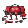 Brand new 👍 Milwaukee M18 18V Lithium-Ion Cordless Combo Tool Kit (5-Tool) with 3.0 Ah and 1.5 Ah Batteries, Charger and Tool Bag 🥰
