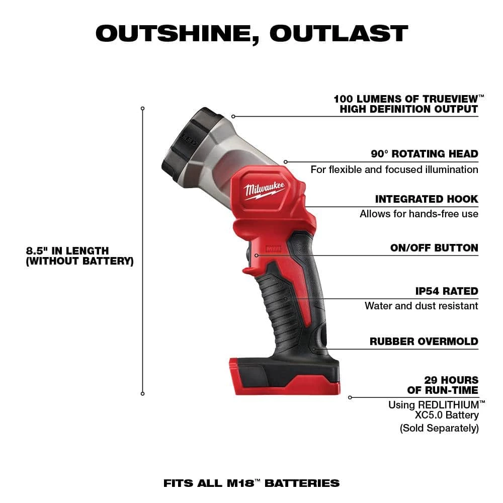 Budget π₯ Milwaukee M18 18V Lithium-Ion Cordless Combo Kit (5-Tool) with 2-Batteries, Charger and Tool Bag βοΈ 9 Budget π₯ Milwaukee M18 18V Lithium-Ion Cordless Combo Kit (5-Tool) with 2-Batteries, Charger and Tool Bag βοΈ - Image 7