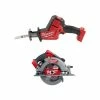 Promo 🥰 Milwaukee M18 FUEL 18V Lithium-Ion Brushless Cordless HACKZALL Reciprocating Saw with 7-1/4 in. Circular Saw 🛒 -Deals Power Tools Store milwaukee power tool combo kits 2719 20 2732 20 64 1000