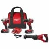 Outlet 🌟 Milwaukee M18 18V Lithium-Ion Brushless Cordless Compact Drill/Impact Combo Kit (2-Tool) with Reciprocating Saw 👏 -Deals Power Tools Store milwaukee power tool combo kits 2892 22ct 2621 20 64 1000