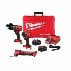 Best reviews of ✔️ Milwaukee M18 FUEL 18-V Lithium-Ion Brushless Cordless 🔨 Hammer Drill and Impact Driver Combo Kit (2-Tool) with M18 Multi-Tool 🎉