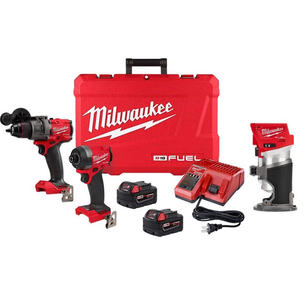 Cheap ๐ฅ Milwaukee M18 FUEL 18-V Lithium-Ion Brushless Cordless ๐จ Hammer Drill and Impact Driver Combo Kit (2-Tool) with Router โ 3 Cheap ๐ฅ Milwaukee M18 FUEL 18-V Lithium-Ion Brushless Cordless ๐จ Hammer Drill and Impact Driver Combo Kit (2-Tool) with Router โ