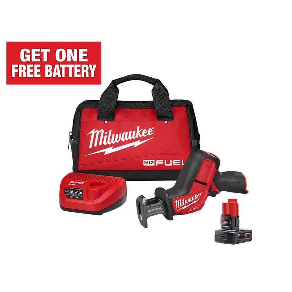 Brand new ๐ Milwaukee M12 FUEL 12V Lithium-Ion Brushless Cordless HACKZALL Reciprocating Saw Kit w/ One 4.0Ah Batteries Charger & Tool Bag ๐ 3 Brand new ๐ Milwaukee M12 FUEL 12V Lithium-Ion Brushless Cordless HACKZALL Reciprocating Saw Kit w/ One 4.0Ah Batteries Charger & Tool Bag ๐