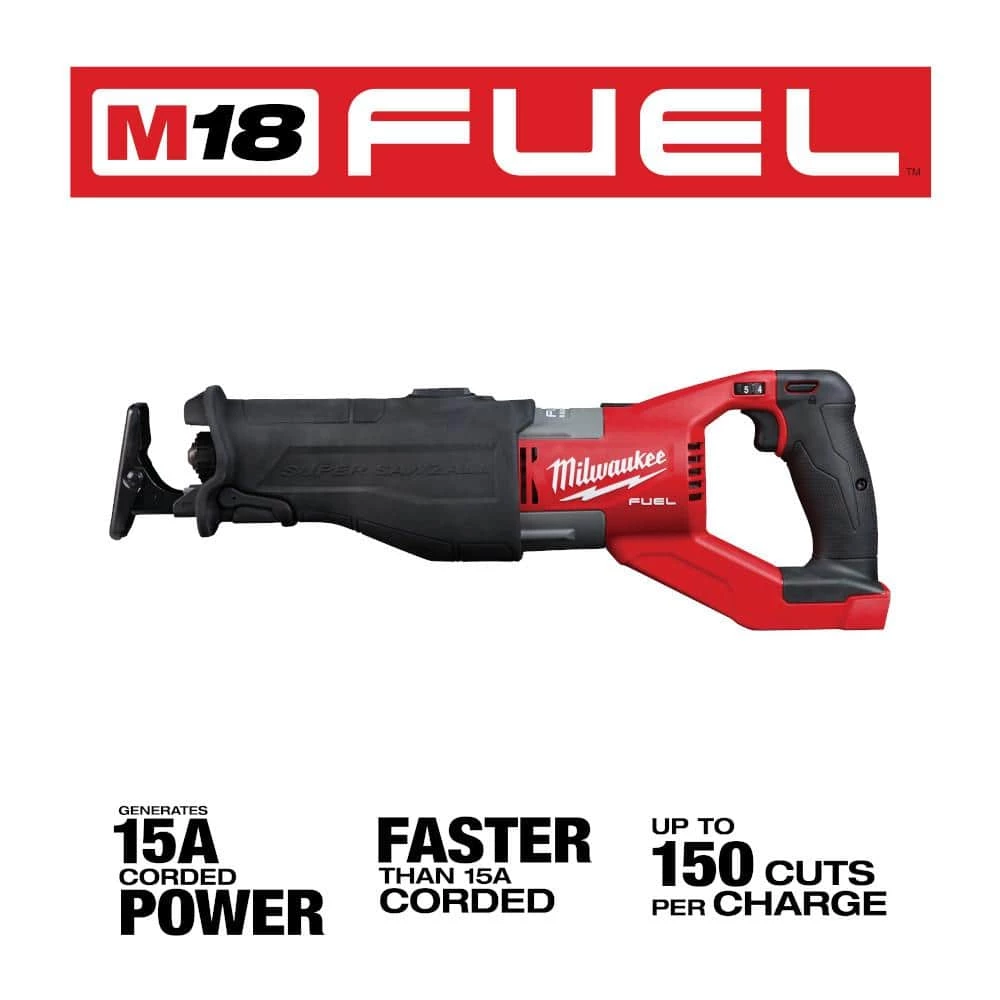 Outlet 🌟 Milwaukee M18 FUEL 18V Lithium-Ion Brushless Cordless Super SAWZALL Orbital Reciprocating Saw (Tool-Only) ✔️ 4 Outlet 🌟 Milwaukee M18 FUEL 18V Lithium-Ion Brushless Cordless Super SAWZALL Orbital Reciprocating Saw (Tool-Only) ✔️ - Image 2