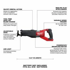 Outlet 🌟 Milwaukee M18 FUEL 18V Lithium-Ion Brushless Cordless Super SAWZALL Orbital Reciprocating Saw (Tool-Only) ✔️ 17 Outlet 🌟 Milwaukee M18 FUEL 18V Lithium-Ion Brushless Cordless Super SAWZALL Orbital Reciprocating Saw (Tool-Only) ✔️ -Deals Power Tools Store milwaukee reciprocating saws 2722 20 a0 1000
