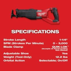 Outlet 🌟 Milwaukee M18 FUEL 18V Lithium-Ion Brushless Cordless Super SAWZALL Orbital Reciprocating Saw (Tool-Only) ✔️ 21 Outlet 🌟 Milwaukee M18 FUEL 18V Lithium-Ion Brushless Cordless Super SAWZALL Orbital Reciprocating Saw (Tool-Only) ✔️ -Deals Power Tools Store milwaukee reciprocating saws 2722 20 c3 1000