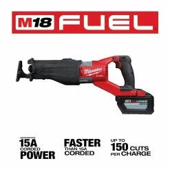 Flash Sale 🧨 Milwaukee M18 FUEL 18V Lithium-Ion Brushless Cordless SUPER SAWZALL Orbital Reciprocating Saw Kit w/(1) 12.0 Ah Battery 💯 -Deals Power Tools Store milwaukee reciprocating saws 2722 21hd 40 1000