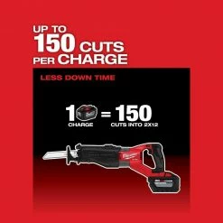 Flash Sale 🧨 Milwaukee M18 FUEL 18V Lithium-Ion Brushless Cordless SUPER SAWZALL Orbital Reciprocating Saw Kit w/(1) 12.0 Ah Battery 💯 -Deals Power Tools Store milwaukee reciprocating saws 2722 21hd 77 1000