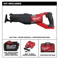 Flash Sale 🧨 Milwaukee M18 FUEL 18V Lithium-Ion Brushless Cordless SUPER SAWZALL Orbital Reciprocating Saw Kit w/(1) 12.0 Ah Battery 💯 -Deals Power Tools Store milwaukee reciprocating saws 2722 21hd e1 1000