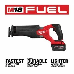 Cheap 😍 Milwaukee M18 FUEL 18V Lithium-Ion Brushless Cordless SAWZALL Reciprocating Saw Kit W/one 5.0 Ah Batteries, Charger and Case ⭐ -Deals Power Tools Store milwaukee reciprocating saws 2821 21 40 1000