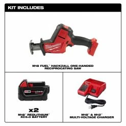 New 💯 Milwaukee M18 FUEL 18V Lithium-Ion Brushless Cordless HACKZALL Reciprocating Saw w/Two 5.0ah and Charger 🔔 -Deals Power Tools Store milwaukee reciprocating saws 48 59 1852b 2719 20 e1 1000