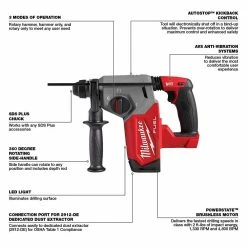 Best Pirce 🧨 Milwaukee M18 FUEL 18V Lithium-Ion Brushless Cordless 1 in. SDS-Plus Rotary 🔨 Hammer (Tool-Only) 👏 -Deals Power Tools Store milwaukee rotary hammers 2912 20 40 1000