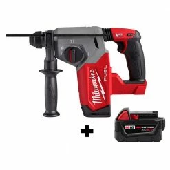 Best deal ✨ Milwaukee M18 FUEL 18V Lithium-Ion Brushless Cordless 1 in. SDS-Plus Rotary 🔨 Hammer with 5.0 Ah Battery 👍