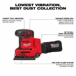 Wholesale 🎉 Milwaukee M18 18V Lithium-Ion Cordless 1/4 in. Sheet Sander (Tool-Only) 😉 -Deals Power Tools Store milwaukee sheet sanders 2649 20 40 1000