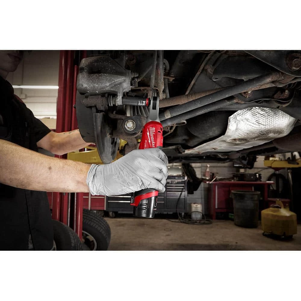 Outlet 🔥 Milwaukee M12 FUEL 12V Lithium-Ion Cordless 3/8 in. Ratchet and 1/4 in. Impact Driver Kit (2-Tool) w/Batteries, Charger & Bag 👍 12 Outlet 🔥 Milwaukee M12 FUEL 12V Lithium-Ion Cordless 3/8 in. Ratchet and 1/4 in. Impact Driver Kit (2-Tool) w/Batteries, Charger & Bag 👍 - Image 10