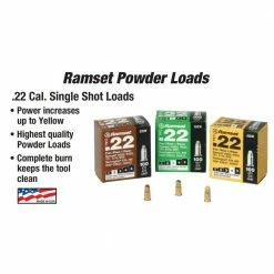 Best deal 😍 Ramset 0.22 Caliber Yellow Single Shot Powder Loads (100-Count) ✔️ -Deals Power Tools Store ramset loads boosters 00607 d4 1000