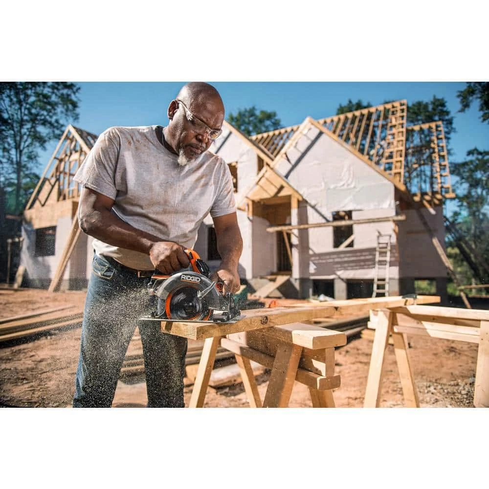 Hot Sale ๐ RIDGID 18V Brushless Cordless 7-1/4 in. Circular Saw (Tool Only) ๐ฏ 9 Hot Sale ๐ RIDGID 18V Brushless Cordless 7-1/4 in. Circular Saw (Tool Only) ๐ฏ - Image 7