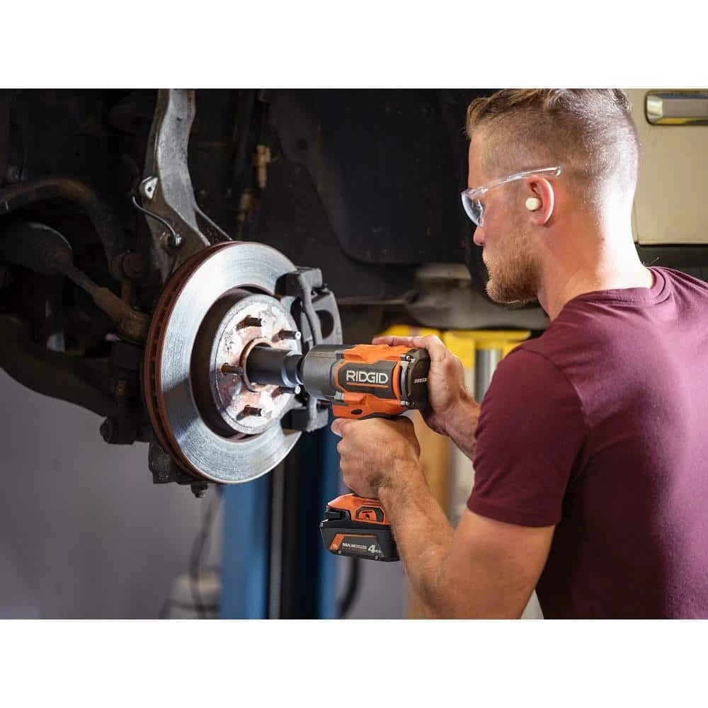 Budget 😍 RIDGID 18V Brushless Cordless 4-Mode 1/2 in. High-Torque Impact 🔧 Wrench Kit with 4.0 Ah Battery and Charger 👏 10 Budget 😍 RIDGID 18V Brushless Cordless 4-Mode 1/2 in. High-Torque Impact 🔧 Wrench Kit with 4.0 Ah Battery and Charger 👏 - Image 8