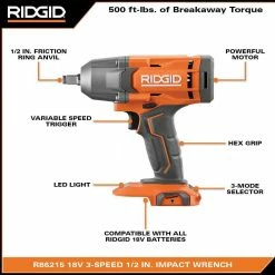 Best Sale π RIDGID 18V Cordless 1/2 in. Impact π§ Wrench Kit with 4.0 Ah Battery and Charger π₯ 14 Best Sale π RIDGID 18V Cordless 1/2 in. Impact π§ Wrench Kit with 4.0 Ah Battery and Charger π₯ -Deals Power Tools Store ridgid impact wrenches r86215k 40 1000