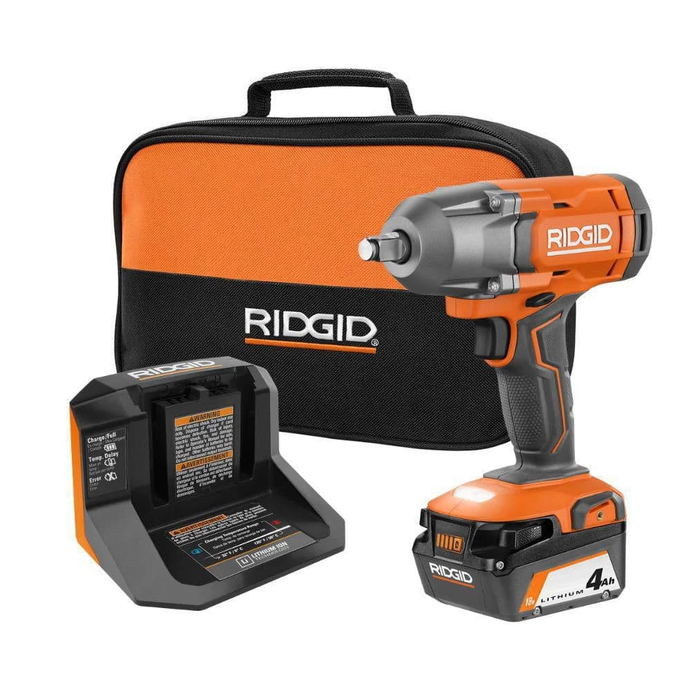Best Sale π RIDGID 18V Cordless 1/2 in. Impact π§ Wrench Kit with 4.0 Ah Battery and Charger π₯ 3 Best Sale π RIDGID 18V Cordless 1/2 in. Impact π§ Wrench Kit with 4.0 Ah Battery and Charger π₯