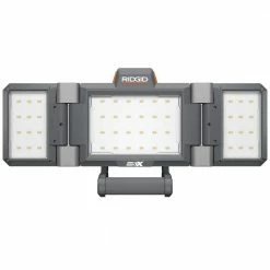 Best deal 💯 RIDGID 18V Hybrid Folding Panel Light with (2) 4.0 Ah Batteries, Charger, and Bag 🧨 -Deals Power Tools Store ridgid jobsite lighting r8694221b ac93044sbn 40 1000