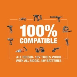 Best deal 💯 RIDGID 18V Hybrid Folding Panel Light with (2) 4.0 Ah Batteries, Charger, and Bag 🧨 -Deals Power Tools Store ridgid jobsite lighting r8694221b ac93044sbn d4 1000