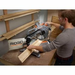 Discount ⭐ RIDGID 15 Amp Corded 12 in. Dual Bevel Miter Saw with LED Cutline Indicator 🎉 -Deals Power Tools Store ridgid miter saws r4123 1d 1000