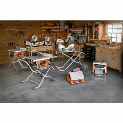 Buy ⭐ RIDGID 15 Amp Corded 12 in. Dual Bevel Sliding Miter Saw with 70 Deg. Miter Capacity and LED Cut Line Indicator 😉 -Deals Power Tools Store ridgid miter saws r4222 31 1000