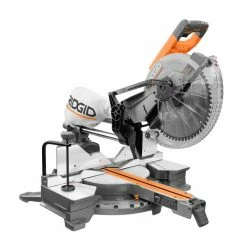 Buy ⭐ RIDGID 15 Amp Corded 12 in. Dual Bevel Sliding Miter Saw with 70 Deg. Miter Capacity and LED Cut Line Indicator 😉