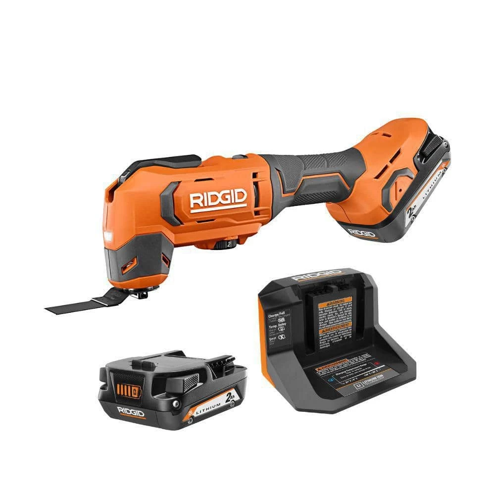 Cheap ⭐ RIDGID 18V Cordless Oscillating Multi-Tool Kit with (2) 2.0 Ah Batteries and Charger ❤️ 3 Cheap ⭐ RIDGID 18V Cordless Oscillating Multi-Tool Kit with (2) 2.0 Ah Batteries and Charger ❤️