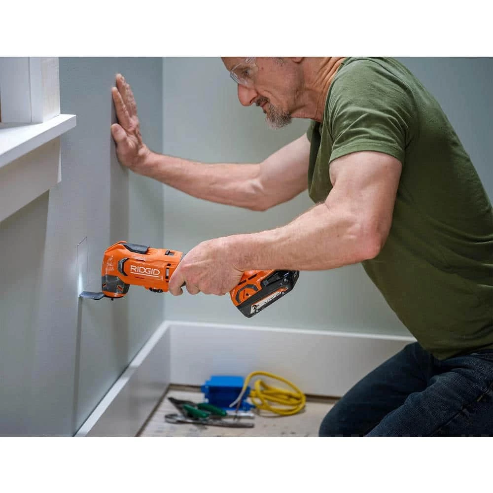 Cheap ⭐ RIDGID 18V Cordless Oscillating Multi-Tool Kit with (2) 2.0 Ah Batteries and Charger ❤️ 9 Cheap ⭐ RIDGID 18V Cordless Oscillating Multi-Tool Kit with (2) 2.0 Ah Batteries and Charger ❤️ - Image 7