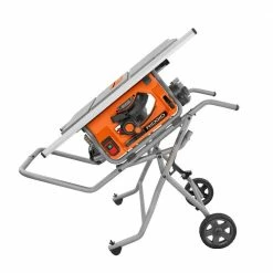 Promo ❤️ RIDGID 15 Amp 10 in. Portable Pro Jobsite Table Saw with Stand 😍 -Deals Power Tools Store ridgid portable table saws r4514 66 1000
