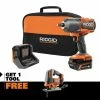 Hot Sale 🧨 RIDGID 18V Brushless Cordless 2-Tool Combo Kit with High-Torque Impact 🔧 Wrench, Jig Saw, 4.0 Ah Battery, and Charger ⌛ -Deals Power Tools Store ridgid power tool combo kits r86212kn r8832b 64 1000