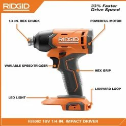 Budget ⌛ RIDGID 18V Cordless 2-Tool Combo Kit with 1/2 in. Drill/Driver, 1/4 in. Impact Driver, (2) 2.0 Ah Batteries, Charger, and Bag 🔔 -Deals Power Tools Store ridgid power tool combo kits r9272 1d 1000