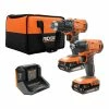 Budget ⌛ RIDGID 18V Cordless 2-Tool Combo Kit with 1/2 in. Drill/Driver, 1/4 in. Impact Driver, (2) 2.0 Ah Batteries, Charger, and Bag 🔔 2 Budget ⌛ RIDGID 18V Cordless 2-Tool Combo Kit with 1/2 in. Drill/Driver, 1/4 in. Impact Driver, (2) 2.0 Ah Batteries, Charger, and Bag 🔔 -Deals Power Tools Store ridgid power tool combo kits r9272 64 1000