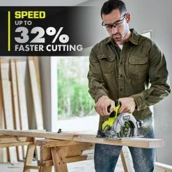 Flash Sale ✨ RYOBI ONE+ HP 18V Brushless Cordless Compact 6-1/2 in. Circular Saw (Tool Only) 🔥 -Deals Power Tools Store ryobi circular saws psbcs01b 1d 1000