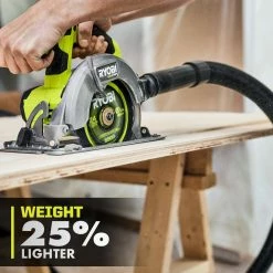 Flash Sale ✨ RYOBI ONE+ HP 18V Brushless Cordless Compact 6-1/2 in. Circular Saw (Tool Only) 🔥 -Deals Power Tools Store ryobi circular saws psbcs01b 66 1000