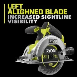 Flash Sale ✨ RYOBI ONE+ HP 18V Brushless Cordless Compact 6-1/2 in. Circular Saw (Tool Only) 🔥 -Deals Power Tools Store ryobi circular saws psbcs01b 77 1000