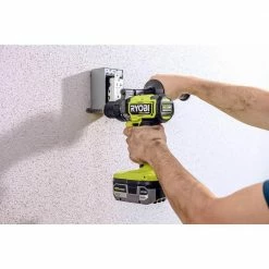 Hot Sale 🤩 RYOBI ONE+ HP 18V Brushless Cordless 1/2 in. 🔨 Hammer Drill Kit with (2) 2.0 Ah Batteries, Charger, and Bag 🔔 -Deals Power Tools Store ryobi hammer drills pblhm101k2 1f 1000