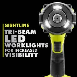 Discount ❤️ RYOBI ONE+ HP 18V Brushless Cordless 4-Mode 1/2 in. High Torque Impact 🔧 Wrench (Tool Only) 🧨 -Deals Power Tools Store ryobi impact wrenches pbliw01b 66 1000