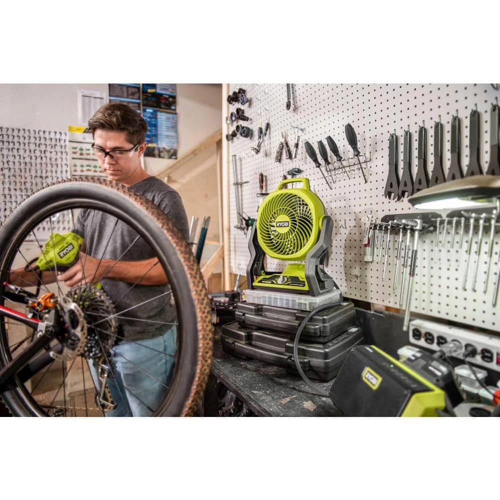 Cheap 🛒 RYOBI ONE+ 18V Cordless Hybrid WHISPER SERIES 7-1/2 in. Fan (Tool Only) 🥰 10 Cheap 🛒 RYOBI ONE+ 18V Cordless Hybrid WHISPER SERIES 7-1/2 in. Fan (Tool Only) 🥰 - Image 8