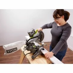 Coupon ✨ RYOBI ONE+ 18V Lithium-Ion Cordless 7-1/4 in. Compound Miter Saw and Orbital Jig Saw (Tools Only) ⌛ -Deals Power Tools Store ryobi miter saws p553 p5231 4f 1000