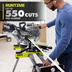 Cheapest ❤️ RYOBI ONE+ HP 18V Brushless Cordless 10 in. Sliding Compound Miter Saw Kit with 4.0 Ah HIGH PERFORMANCE Battery and Charger 😍 -Deals Power Tools Store ryobi miter saws pblms01k 1d 1000