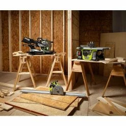 Cheapest ❤️ RYOBI ONE+ HP 18V Brushless Cordless 10 in. Sliding Compound Miter Saw Kit with 4.0 Ah HIGH PERFORMANCE Battery and Charger 😍 -Deals Power Tools Store ryobi miter saws pblms01k 44 1000