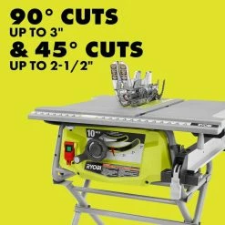 Coupon ❤️ RYOBI 15 Amp 10 in. Compact Portable Jobsite Table Saw with Folding Stand 🎁 -Deals Power Tools Store ryobi portable table saws rts12 a0 1000