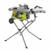 Promo 🌟 RYOBI 15 Amp 10 in. Expanded Capacity Portable Table Saw With Rolling Stand 😀 -Deals Power Tools Store ryobi portable table saws rts23 64 1000