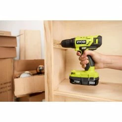 Coupon 💯 RYOBI ONE+ 18V Cordless 3/8 in. Drill/Driver Kit with 1.5 Ah Battery and Charger 🎁 -Deals Power Tools Store ryobi power drills pdd209k 44 1000
